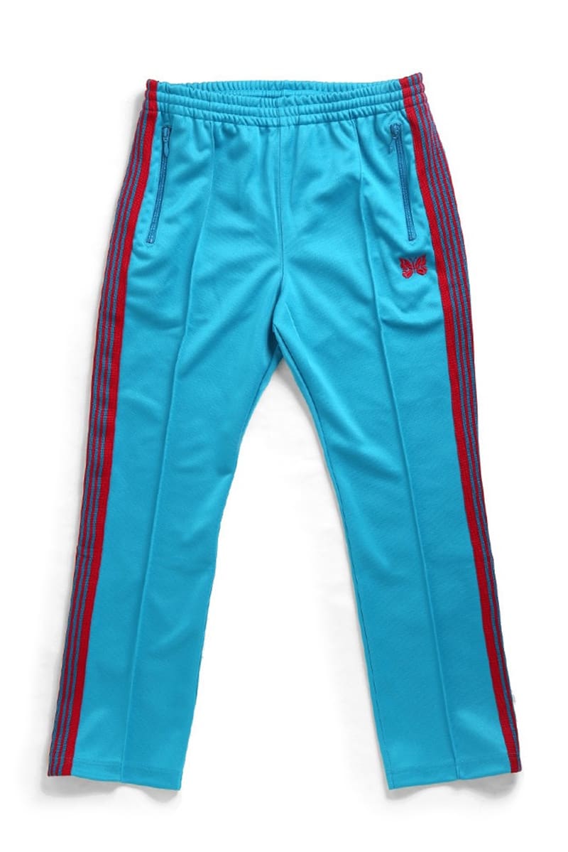 Needles Butterfly Embroidery Side Stripe Pants (Style 2)