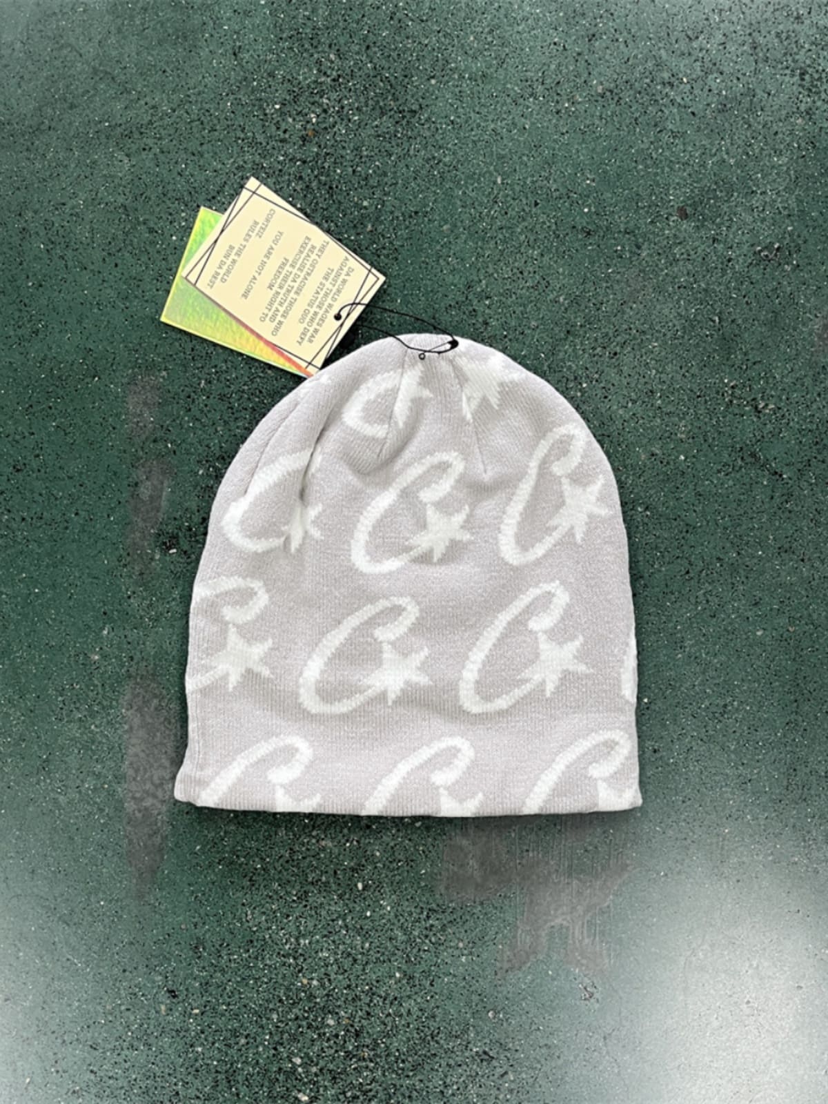 Corteiz Devil Island Demon Printed Beanie