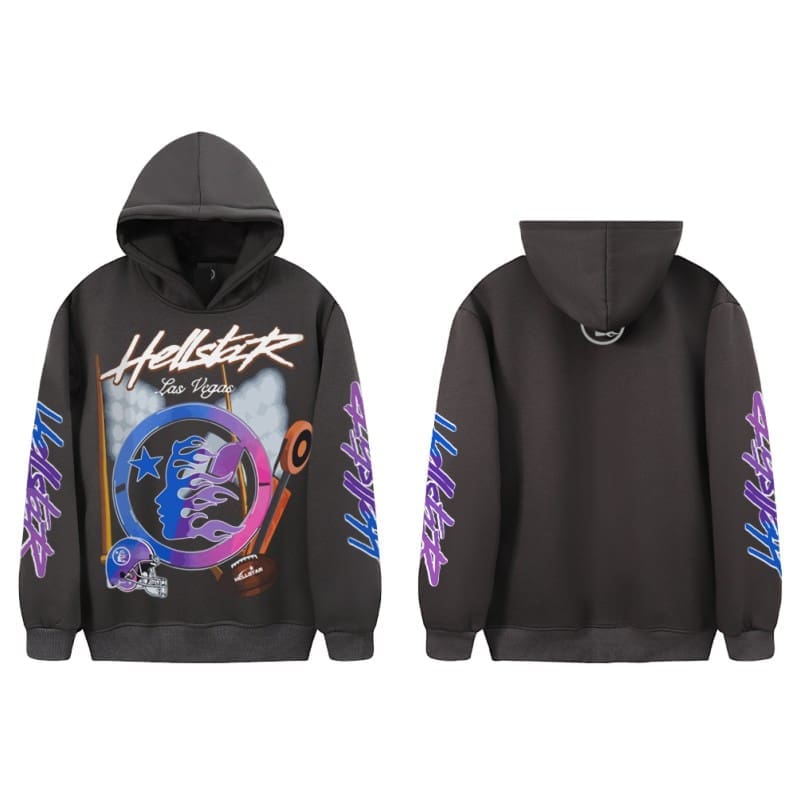 american fashion brand H*lst*r hoodie distressed high street style for men and women