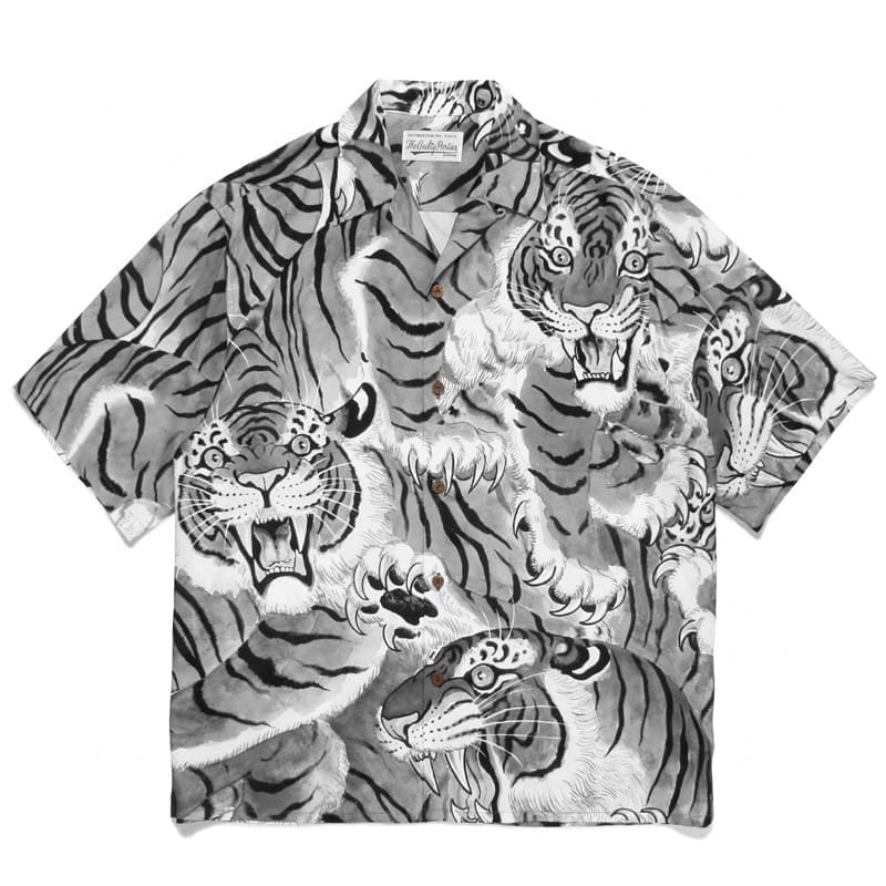 Wacko Maria 23Ss Flame Tiger Shirt