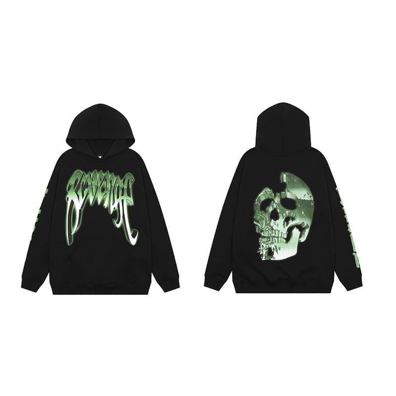Revenge Keel Smoke Skull Hoodie