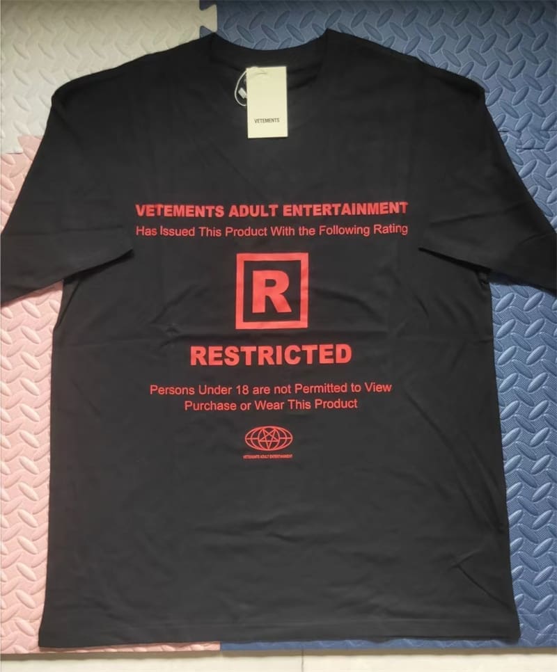 Vetements Letter Print Oversized Tee 2