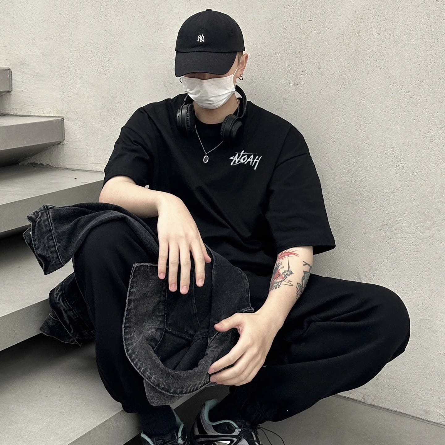 Noah Trach Black 8 Tee