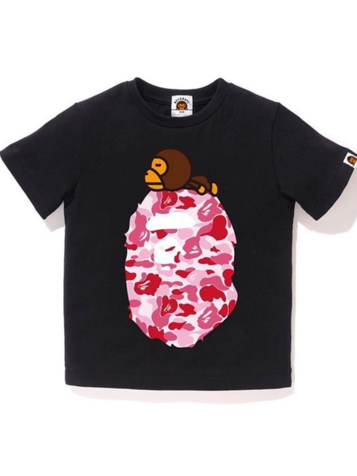 Bape Children’S Clothing Cartoon Camouflage Tee