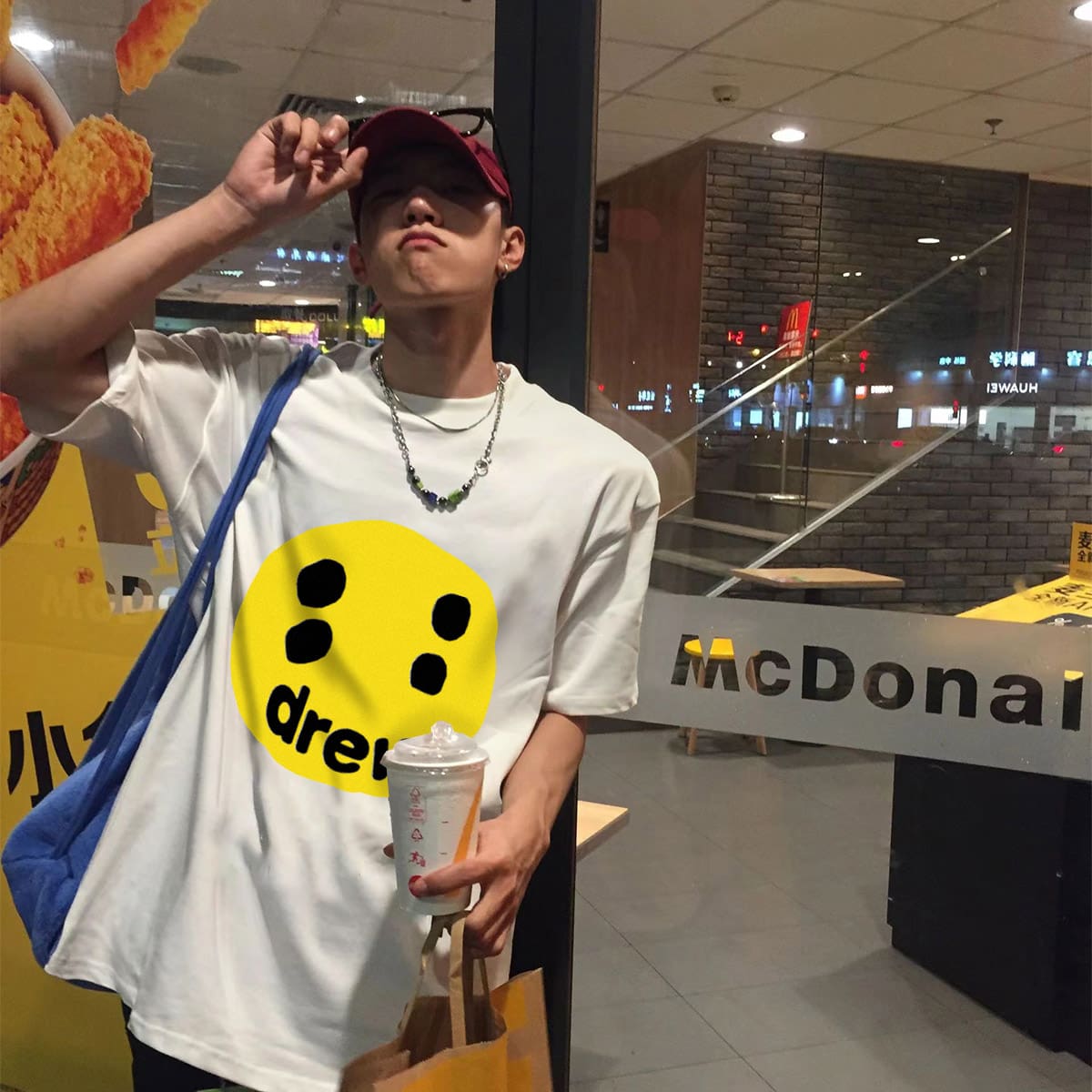 drew x cpfm smiley F**e big talker tee 2