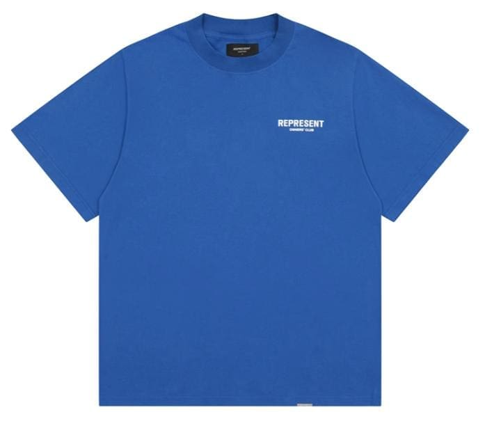 Represent Slogan Printed Short Sleeve High Street Fashion Casual T-Shirt for Men and Women