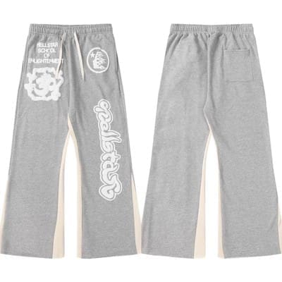 H*lst*r letter print high street pants