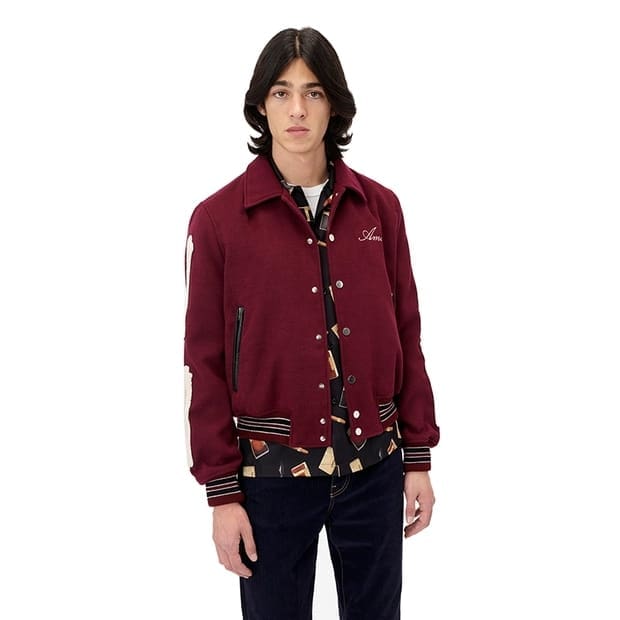 European Amiri Embroidered Pilot Jacket