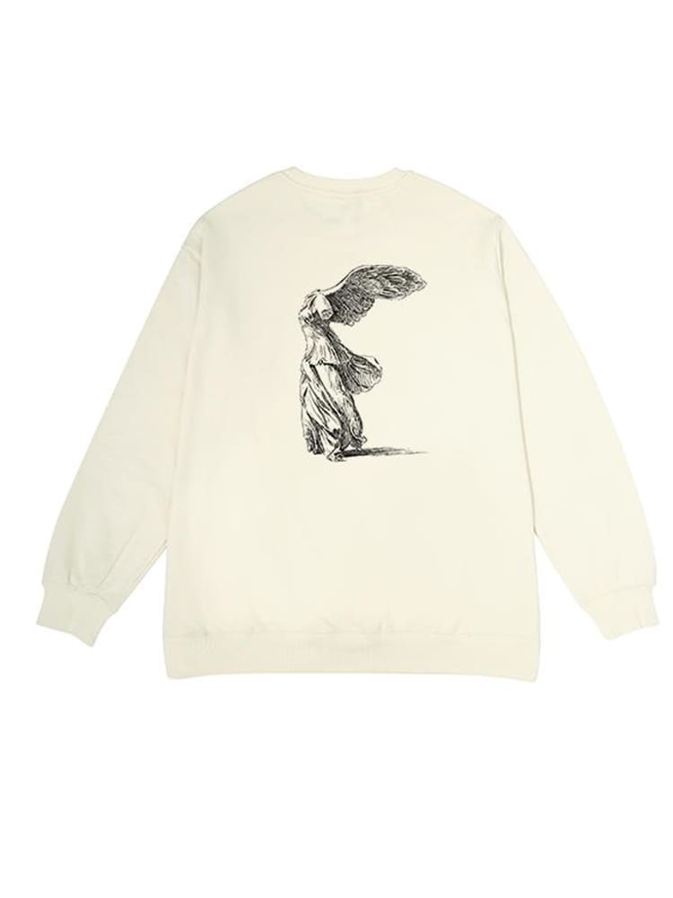 Yohji Yamamoto Sketch Folding Wing Angel Hoodie