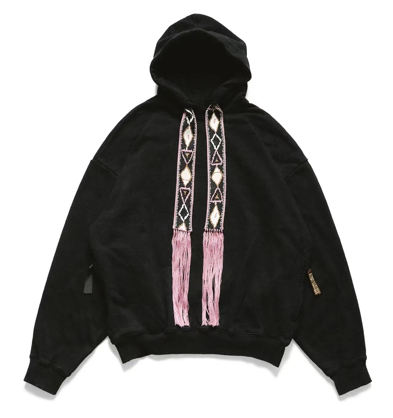 Kapital Hitian Hehong Geometric Tassel Embroidery Hooded