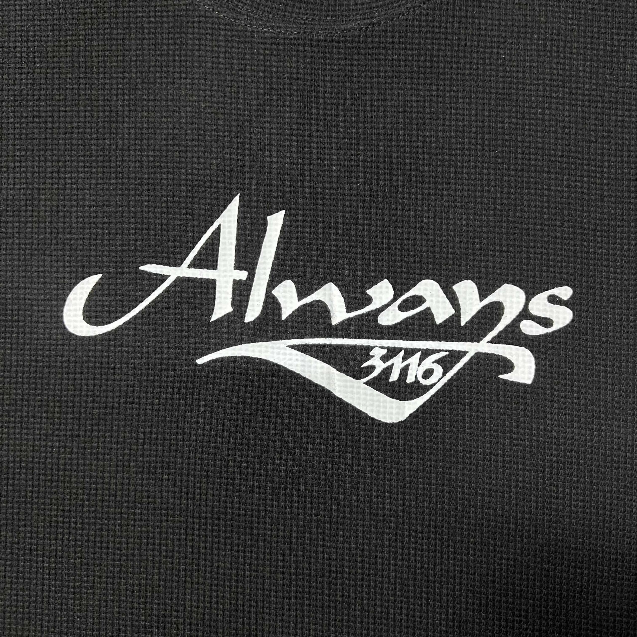 ADWYSD Summer Waffle Letter Print Cotton Casual T-Shirt