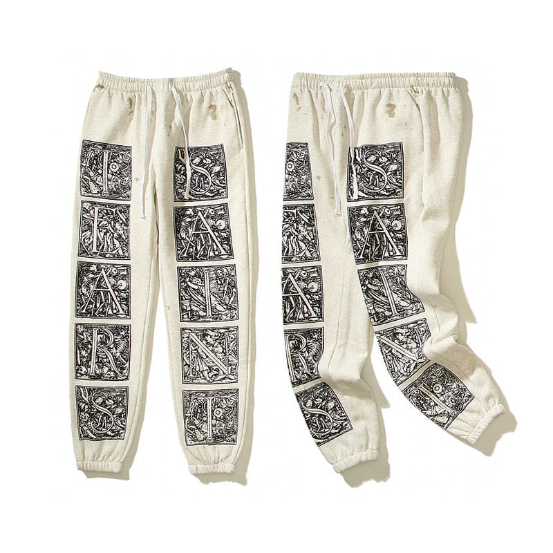 Saintmichael Joint Name Distressed Pants