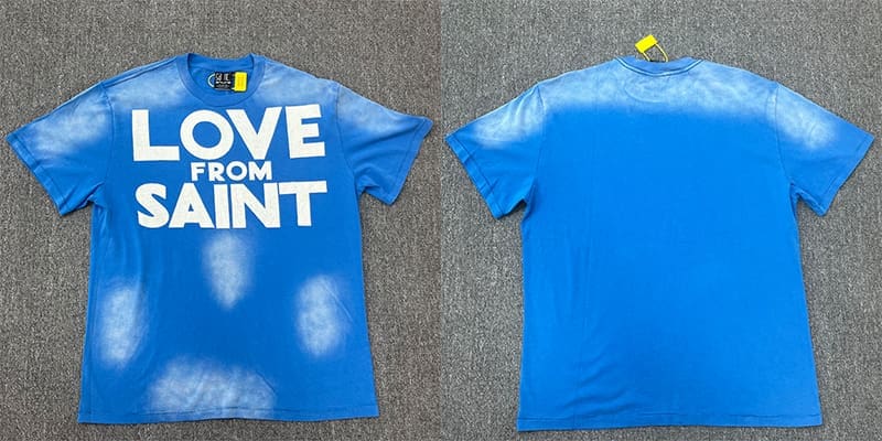 Saint Michael Distressed Retro Washed Vintage T-Shirt Fashion Collection