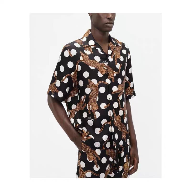 Amiri Fw24 Letter Print Polo Shirt