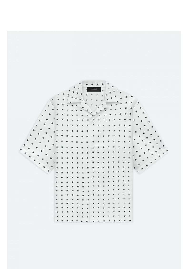 Amiri Fw24 Letter Print Polo Shirt