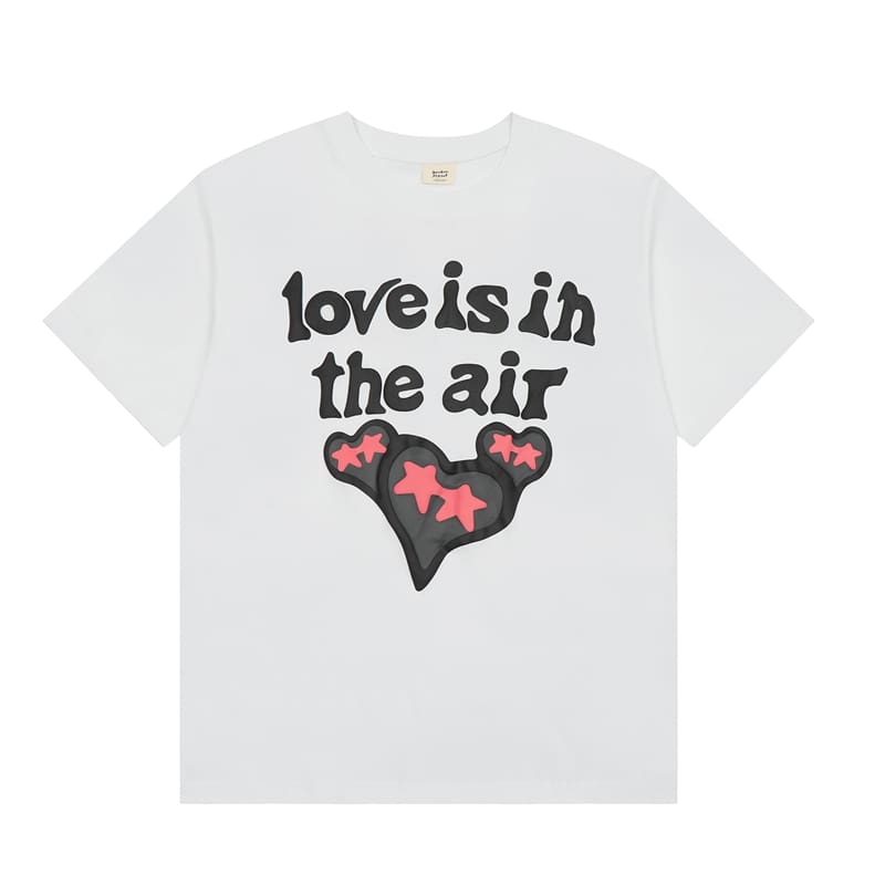 Broken Planet Puff Print Summer Cotton T-Shirt for Men and Women