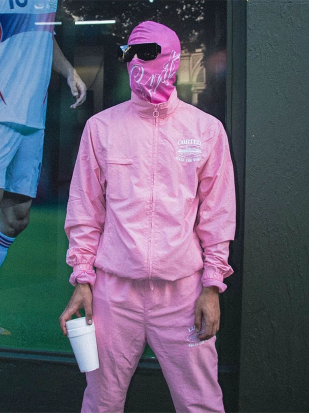 Corteiz Drill Style Embroidered Stand Collar Jacket