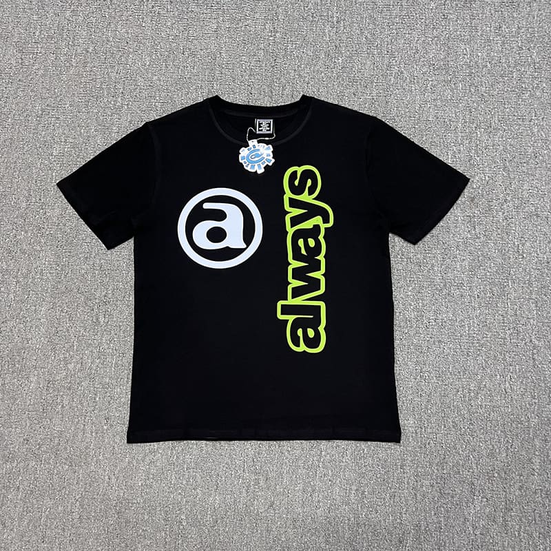 VLONE FOG ADWYSD Sun Roll Large Logo Short Sleeve High Street Loose T-Shirt for Men and Women