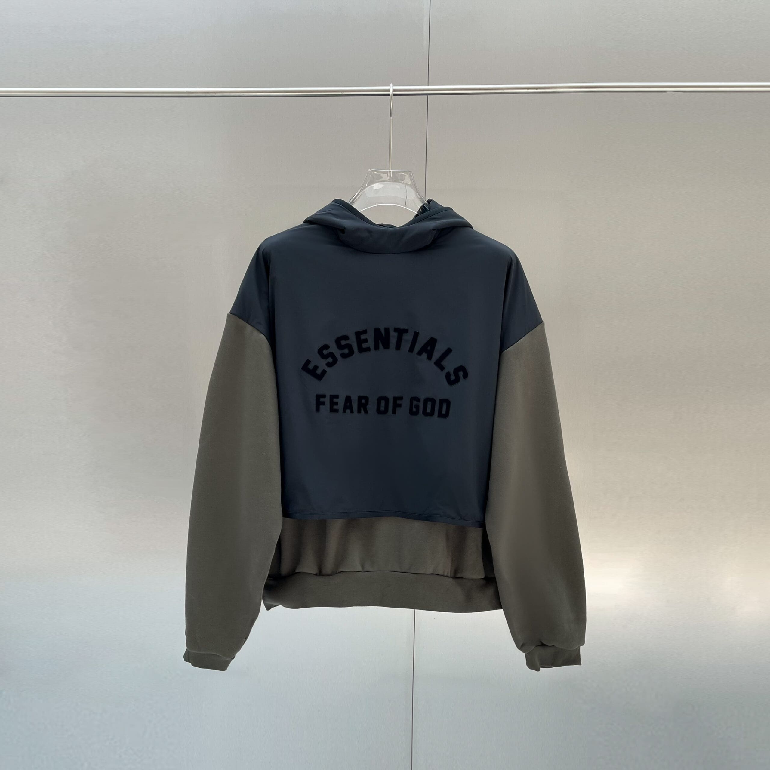 Fog Essentials Hooded Pullover High Collar Sweater