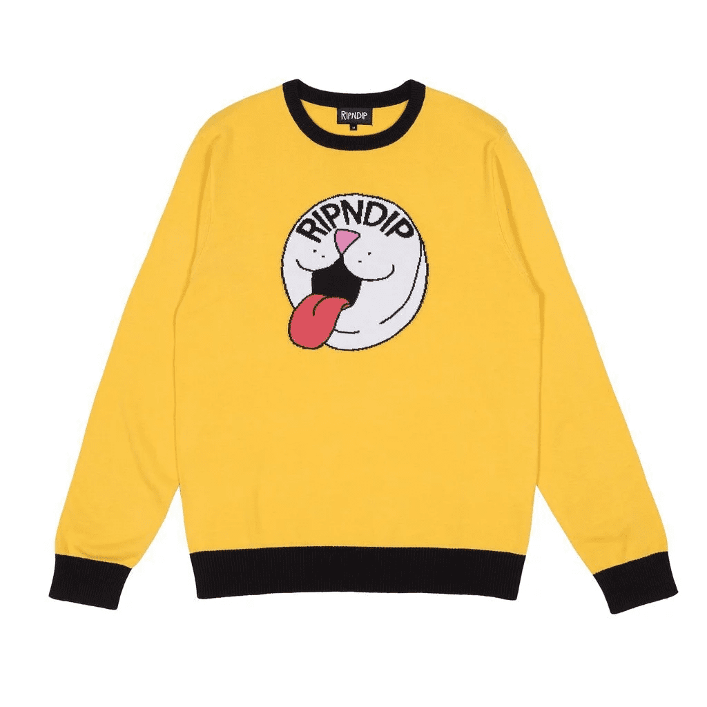 Rip N Dip Cheap Cat Long Sleeve Sweater