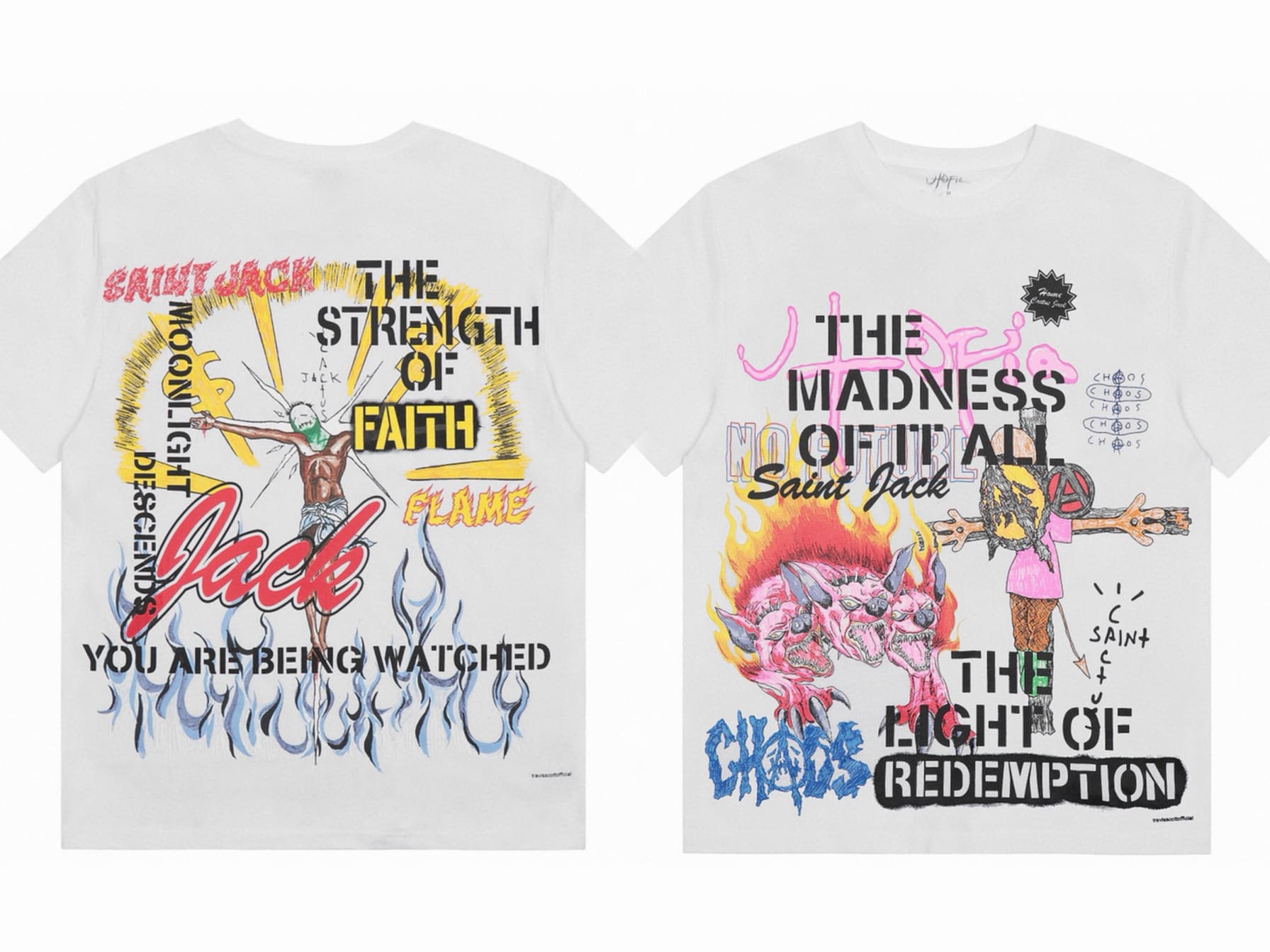 Travis Scott Cactus Jack Wink Utopia Tee