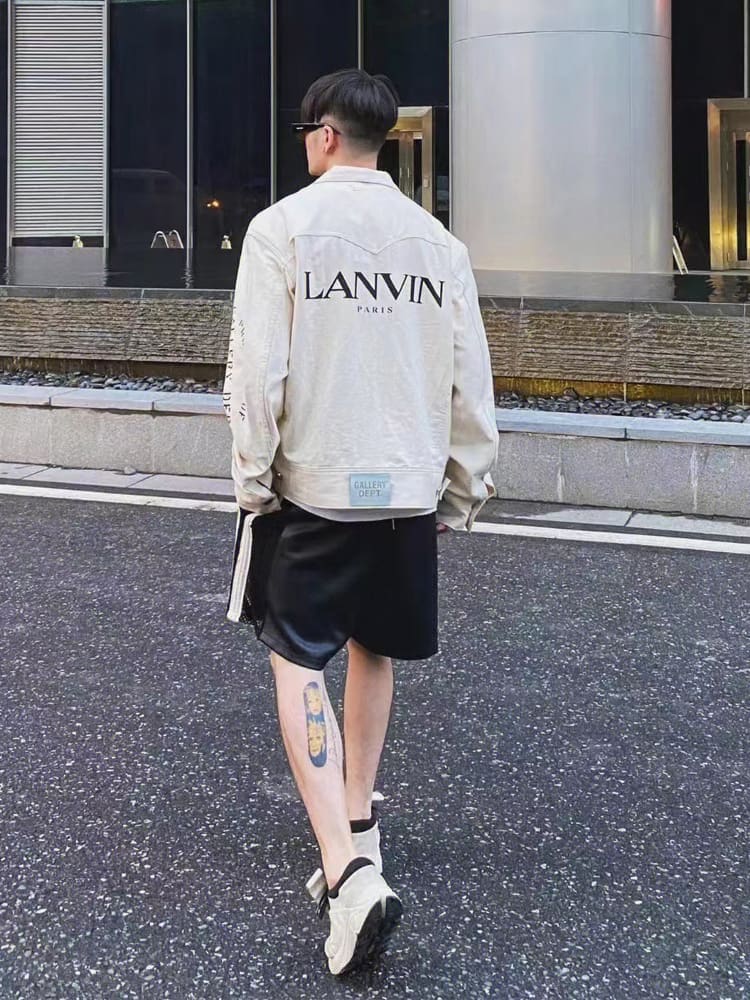 Gallery Dept Lanvin Splash Ink Denim Jacket