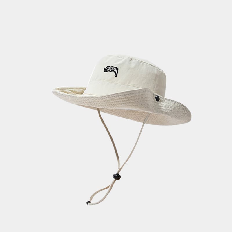 Stussy Outdoor Quick-Drying Bucket Hat Summer Sun Hat for Women