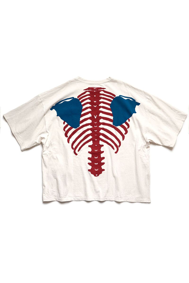 Wine Warmer Kapital 21Ss Bone Print T-Shirt