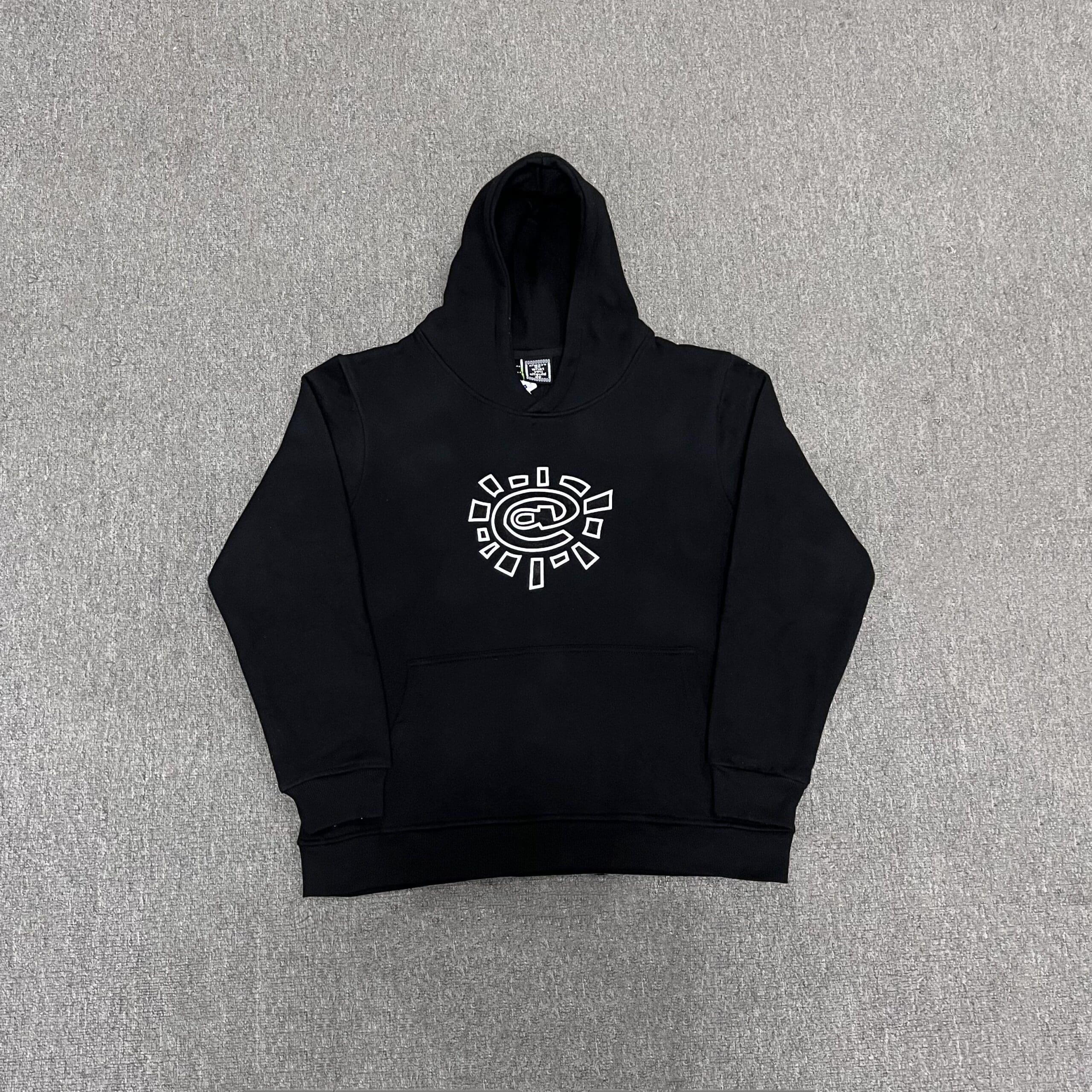 ADWYSD Sun Roll Fleece-Lined Embroidered Hoodie American Fashion Brand