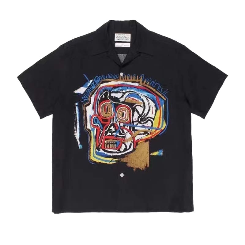 Wacko Maria Full Print Graffiti Short Sleeve Shirt
