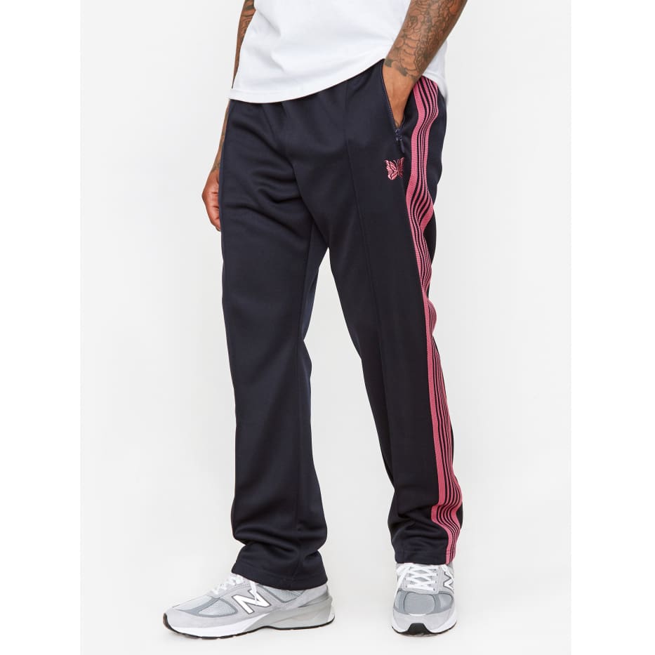 Needles Butterfly Embroidery Side Stripe Pants (Style 2)