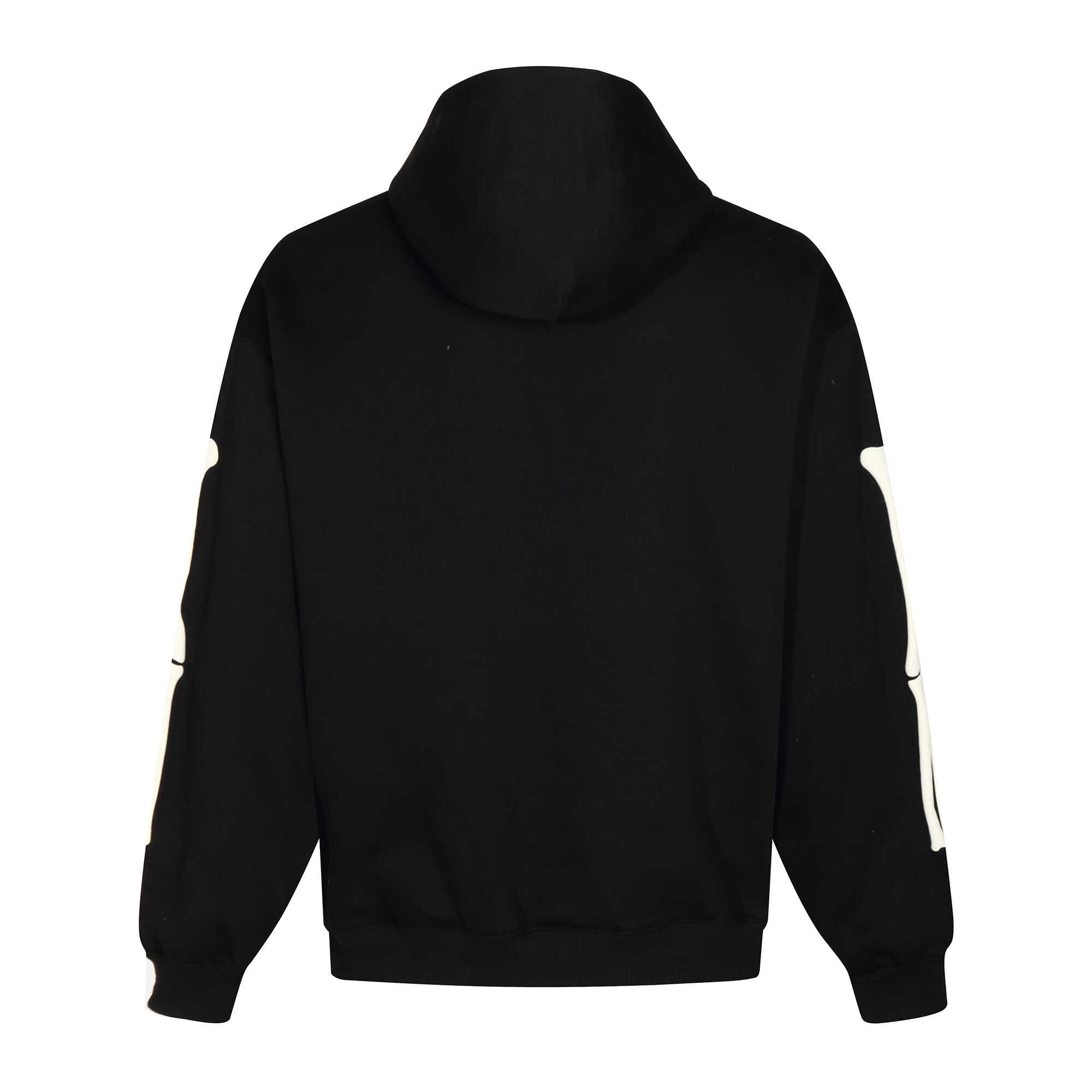 Broken Planet Foam Letter Printed Fleece Hoodie for Couples