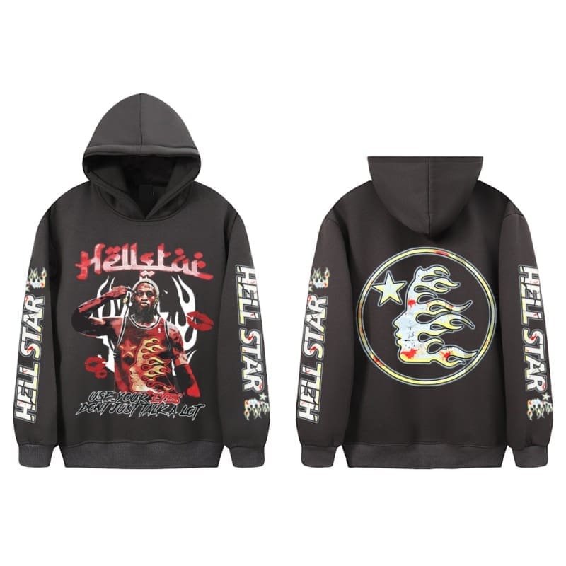 american fashion brand H*lst*r hoodie distressed high street style for men and women