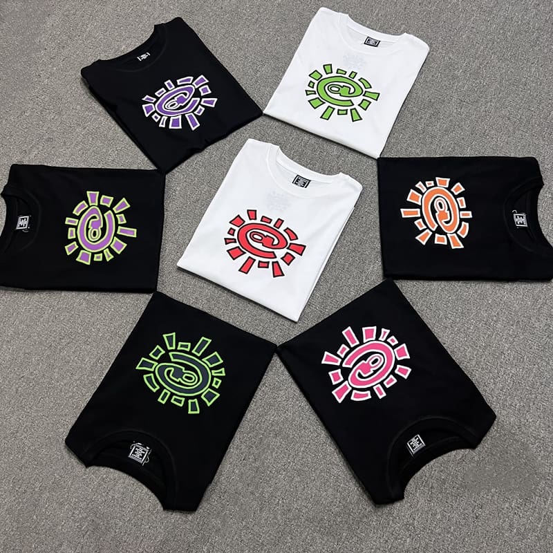 ADWYSD Sun Roll Basic Printed Cotton T-Shirt for Baby Boy and Girl Summer