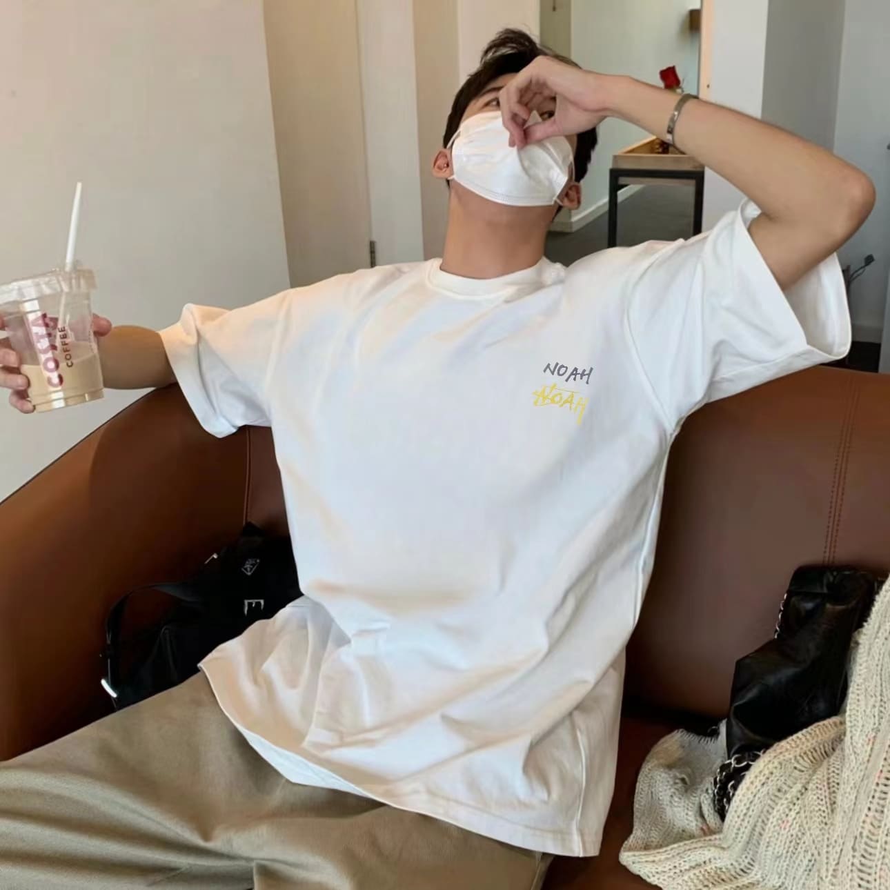 Noah Nyc Core Double Row Icon Tee