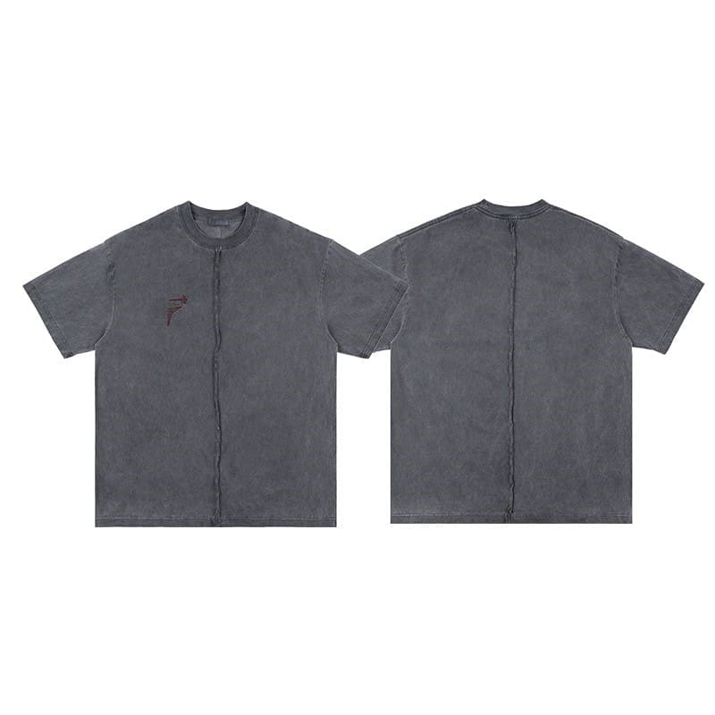 Thug Club Chest Embroidery Half Sleeve Tee