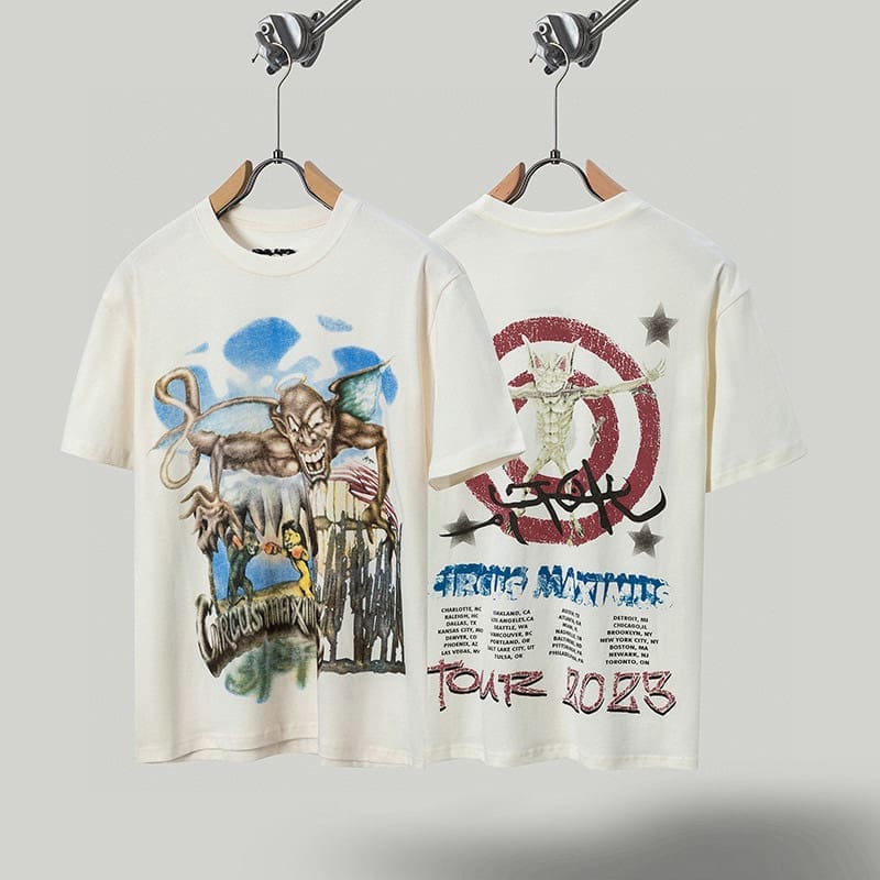 Playstation Travis Scott Puff Print T-Shirt