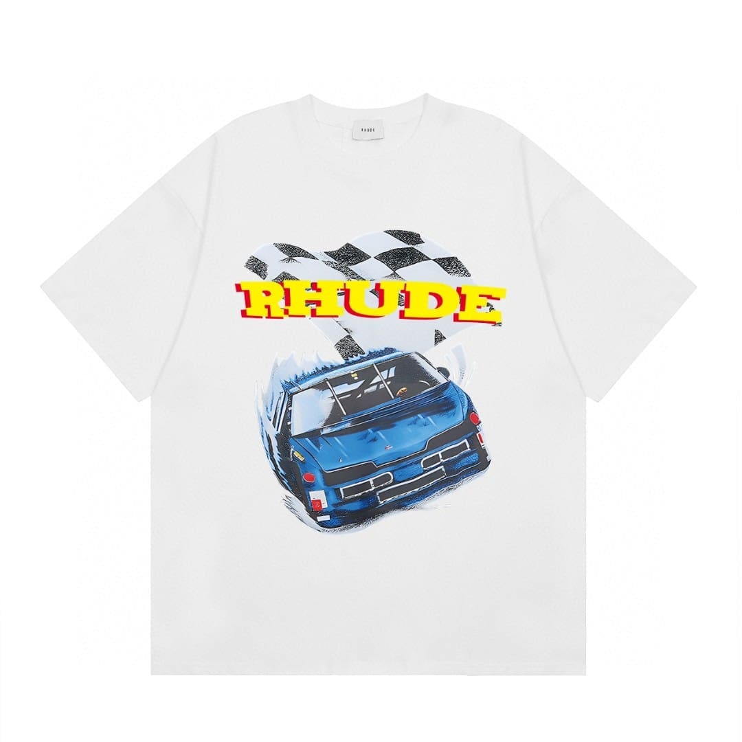 Rhude Racing Printed Short Sleeve T-Shirt