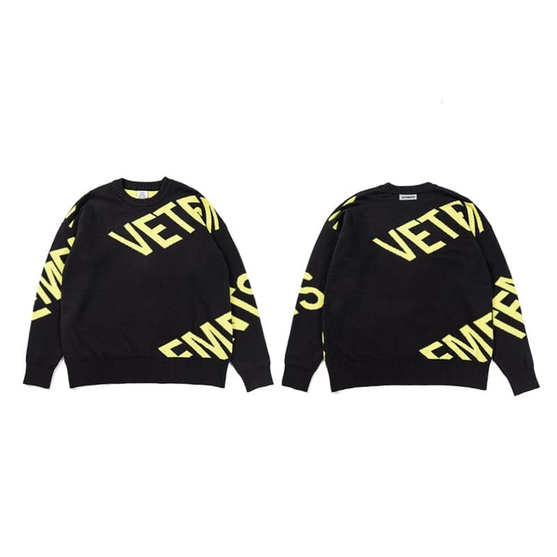 Vetements Klein Blue Sweater