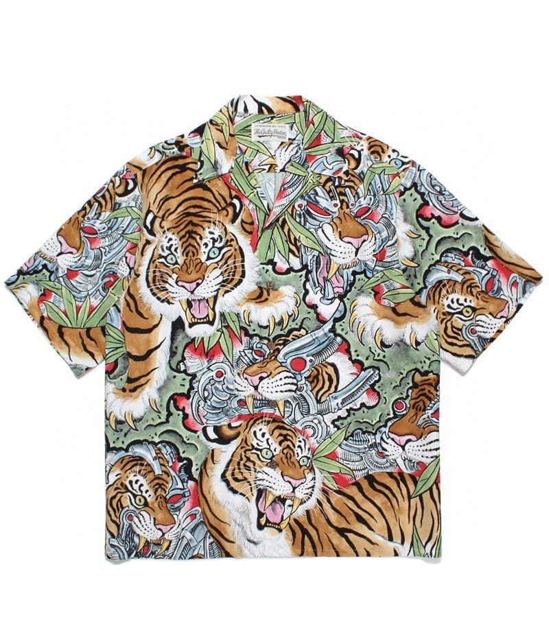 Wacko Maria 23Ss Flame Tiger Shirt