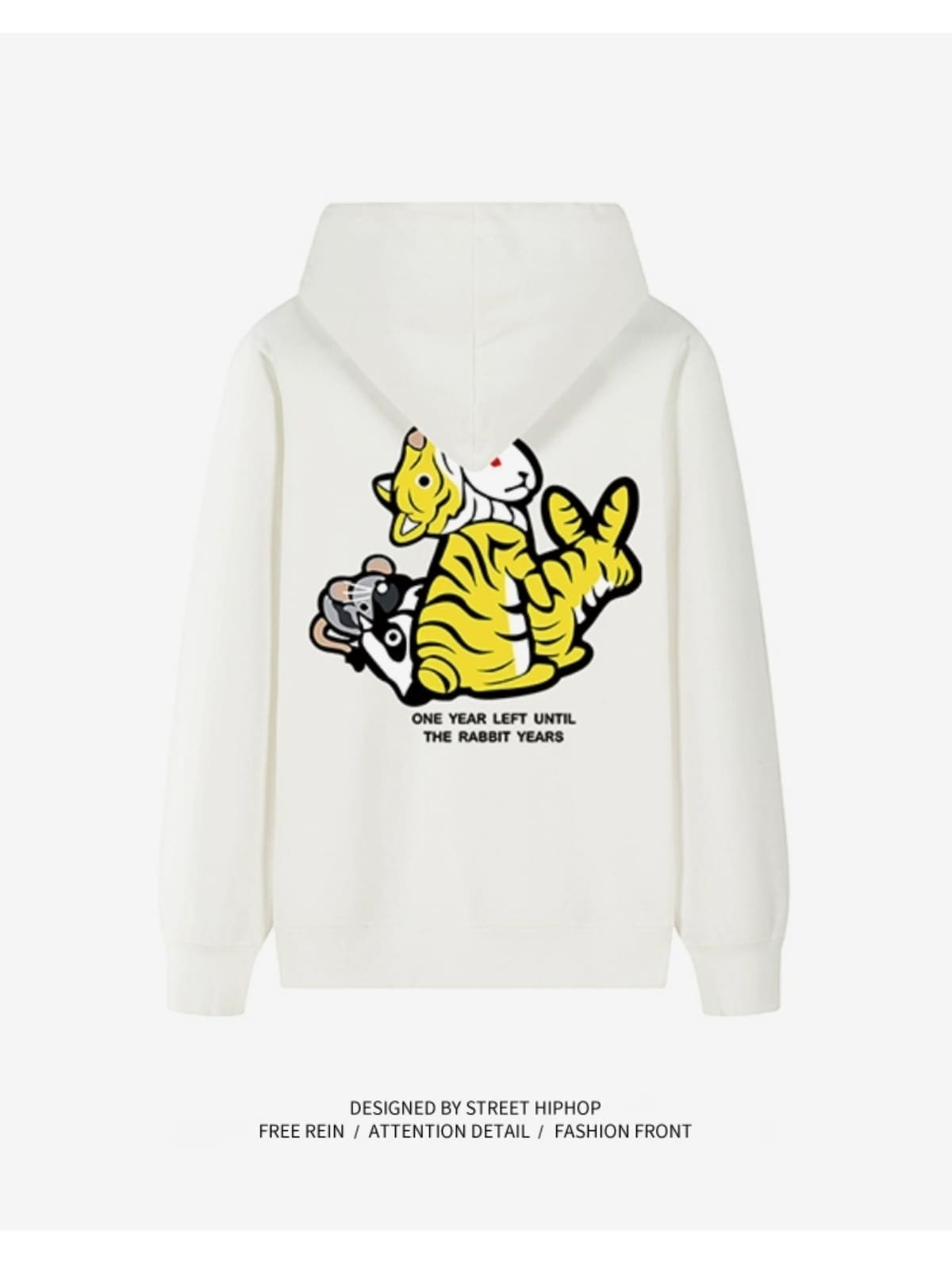 Fr2 Autumn Winter Printed Hooded Sweater