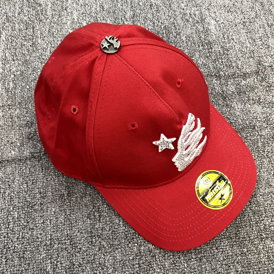 H*lst*r studios rhinestone logo fitted baseball cap for men and women