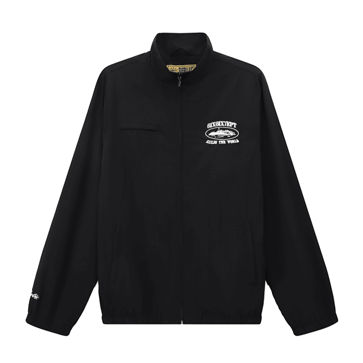 Corteiz Devil Island Embroidered Logo Jacket