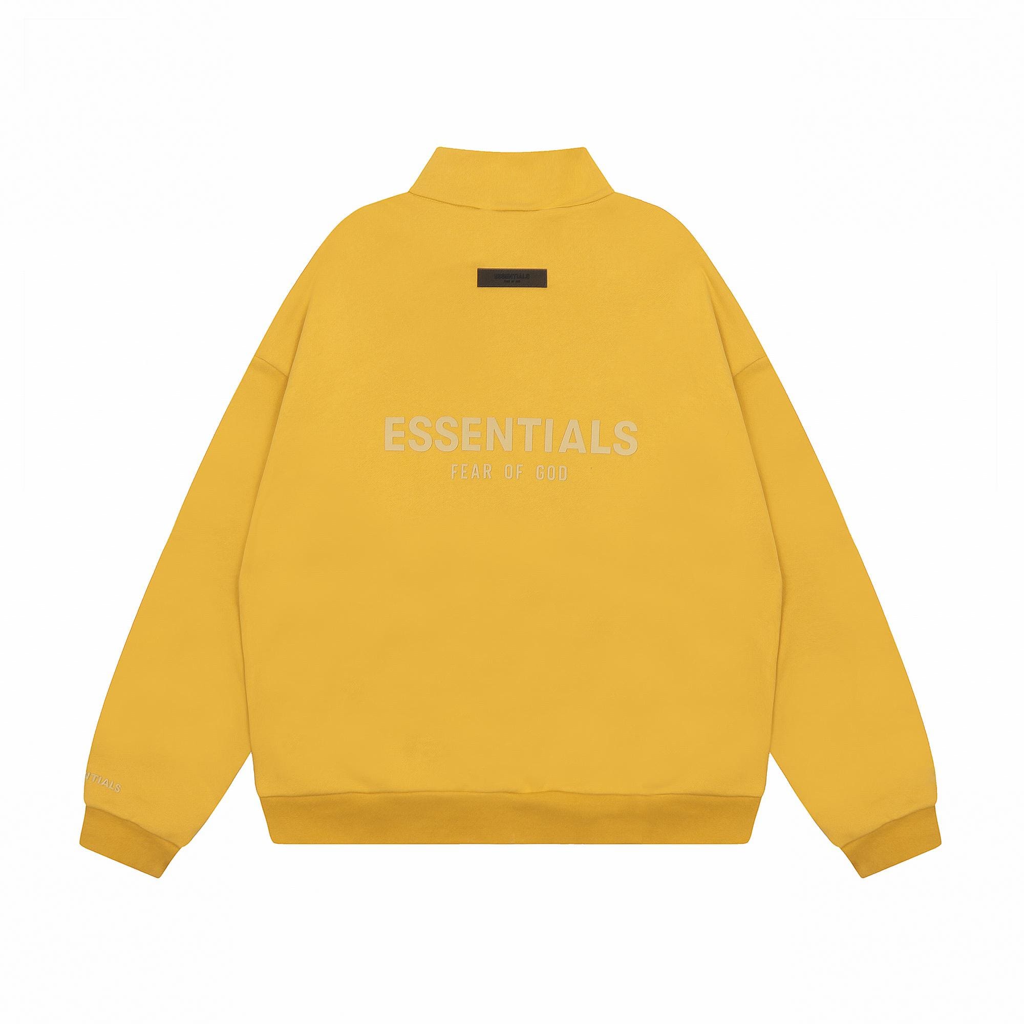 Essentials Season 9 Double Line Stand Collar Zip Coat