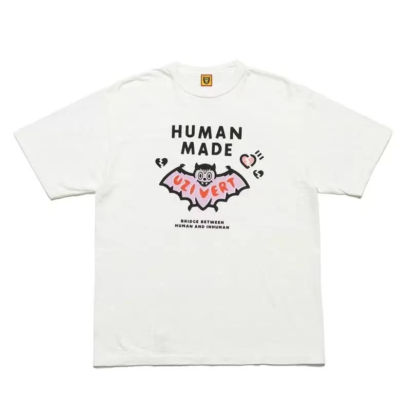 Human Made Preppy Style Letter Tee