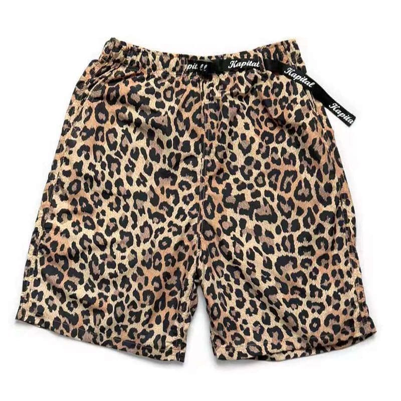 Kapital 23Ss Hawaiian Leopard Print Shorts