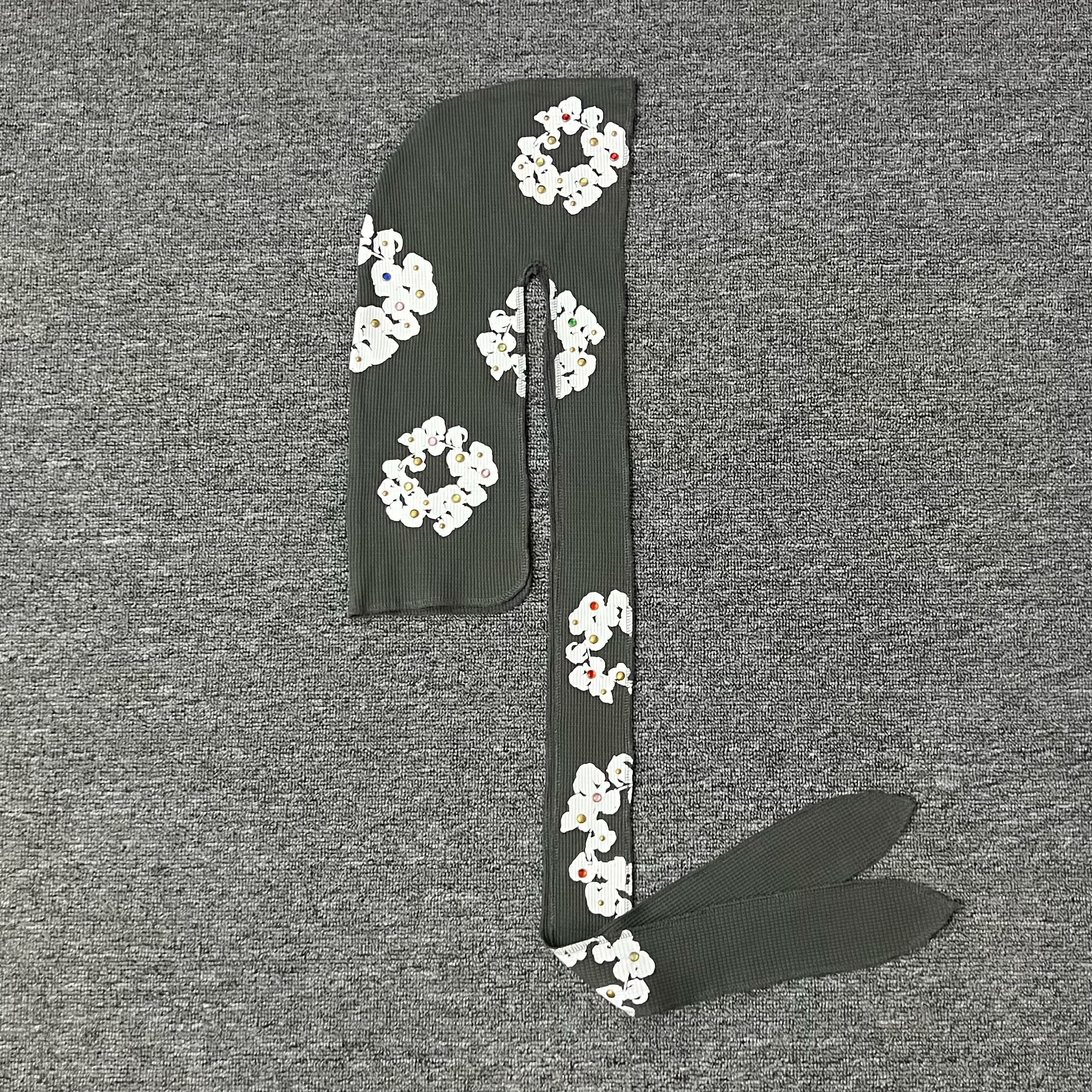 Denim Tears Rhinestone Cotton Wreath Durag