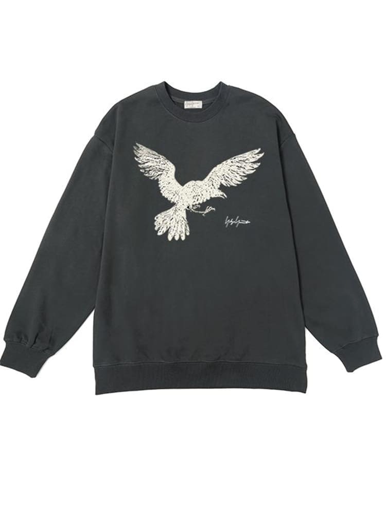 Yohji Yamamoto Eagle Signature Hoodie