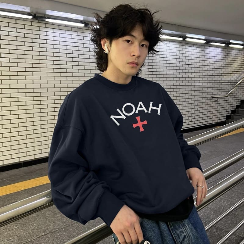 Noah Trach Cross Velvet Sweater