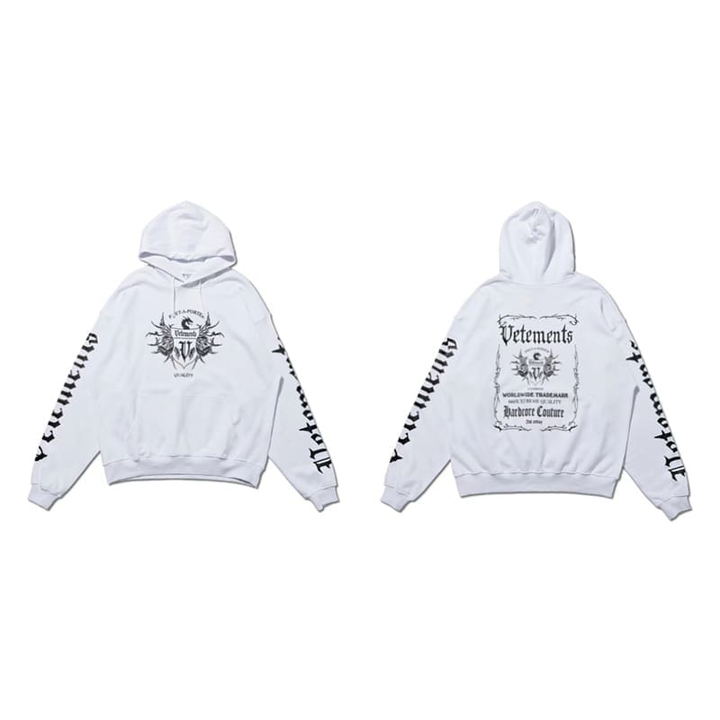 Red Patch Vtm Hooded Sweater